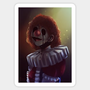 Crying Clown Sticker